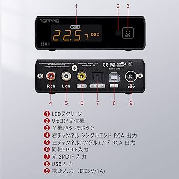 【極美品】TOPPING E30 DAC ハイレゾ AK4493 32bit Amazon.co.jp: TOPPING E30 DAC ハイレゾ AK4493 32Bit / 768kHz